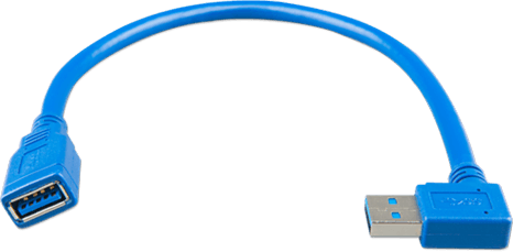 Przedłużacz kabla USB z wtyczką kątową