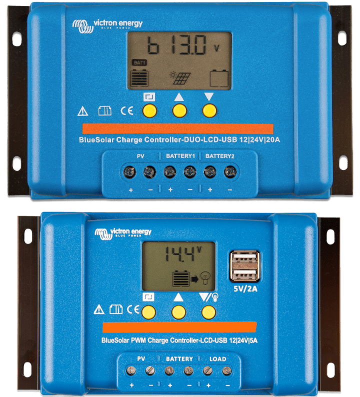 Kontroler ładowania BlueSolar PWM (DUO) LCD&USB