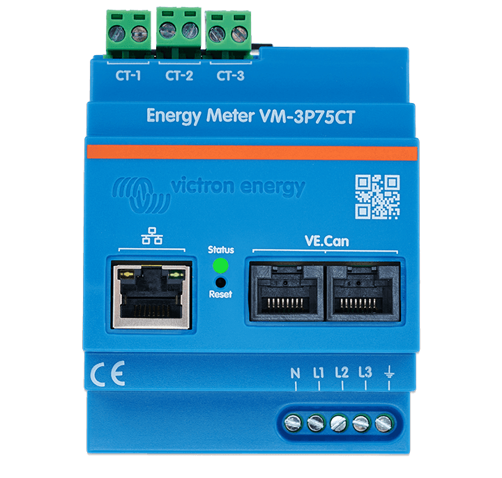 Liczniki energii VM-3P75CT, VM-3P5A, ET112, ET340, EM24 Ethernet i EM540