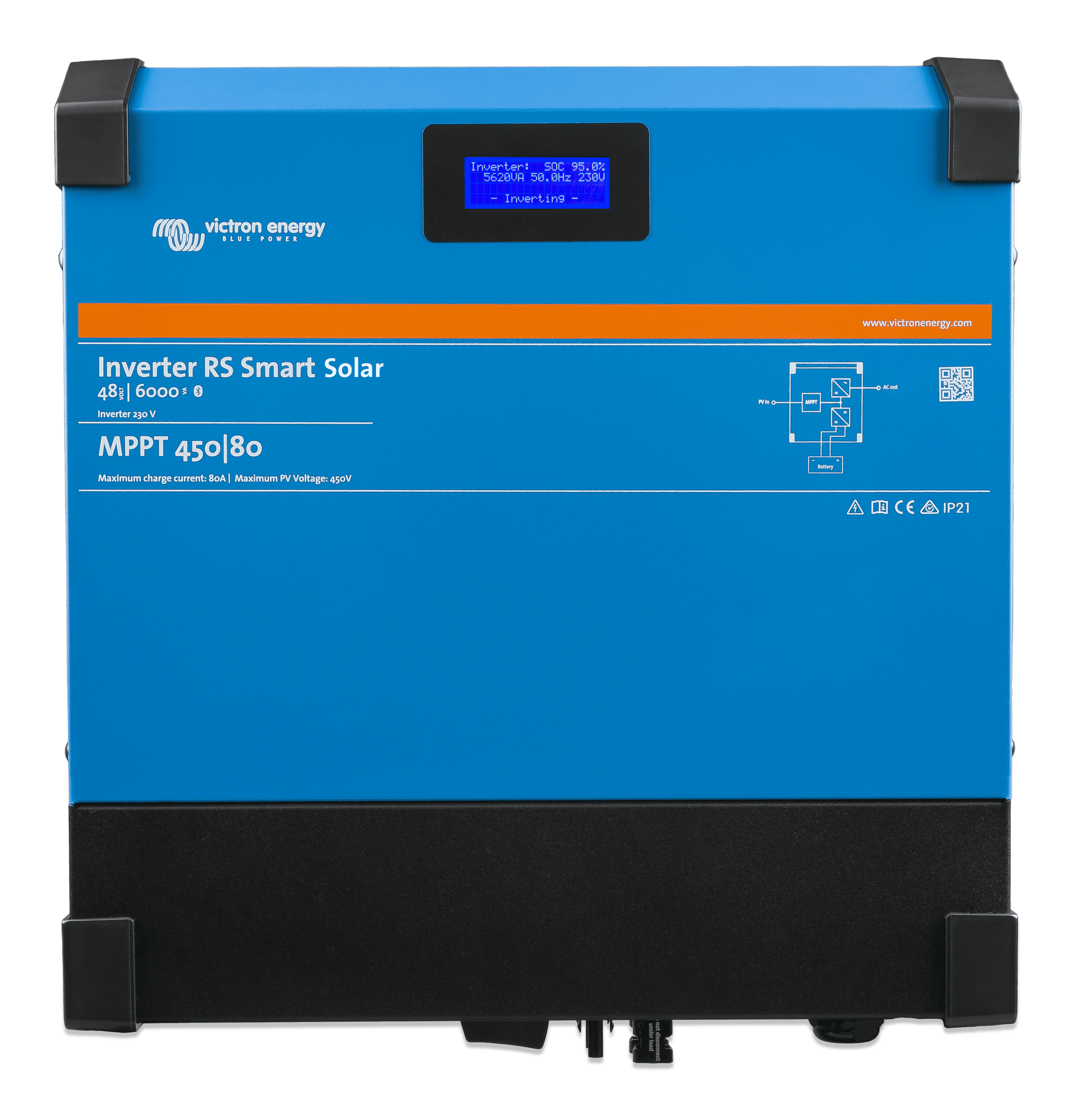 Inverter RS 48V/6000VA Smart Solar (frontal) thumbnail