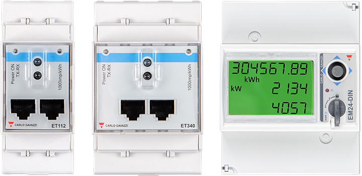 Liczniki energii ET112, ET340 i EM24