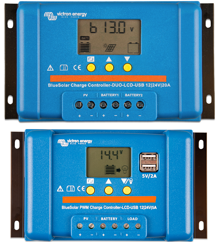 Kontroler ładowania BlueSolar PWM (DUO) LCD&USB