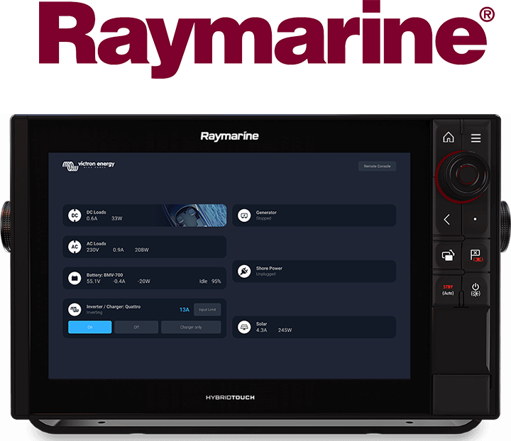 Integracja GX z Marine MFD – Raymarine